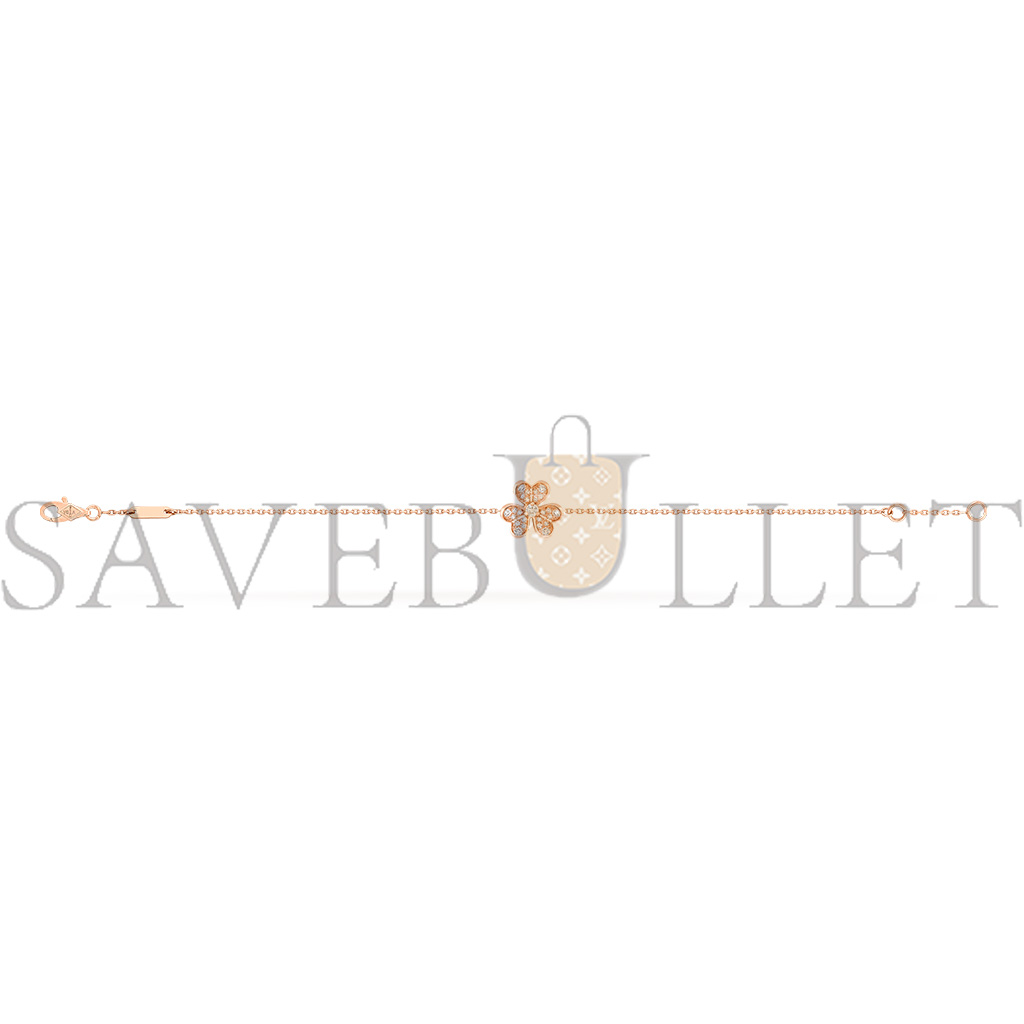VAN CLEEF ARPELS FRIVOLE BRACELET, MINI MODEL - ROSE GOLD, DIAMOND VCARP7RD00 VAN CLEEF ARPELS FRIVOLE BRACELET, MINI MODEL - ROSE GOLD, DIAMOND VCARP7RD00